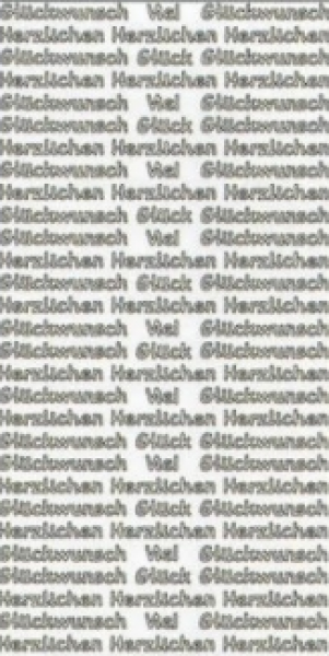 Sticker Glückwunsch